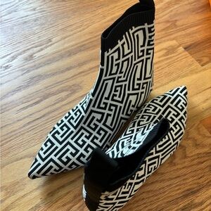 Authentic Balmain Heel Sock Boots